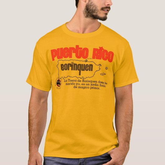 T-shirt Borinquen Porto Rico (Devant)