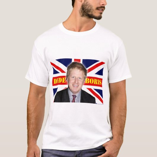 T-shirt Boris Johnson DUDE (Devant)