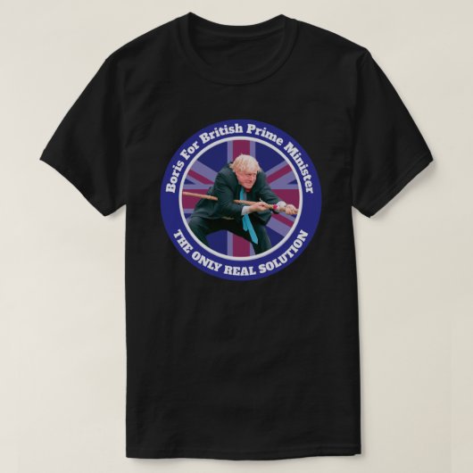 T-shirt Boris Johnson Premier ministre britannique - boris (Design devant)