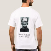 T-shirt Boris Karloff / Le Tee - shirt du monstre (Dos)