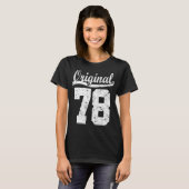 T-shirt Born 78 Birthday (Devant entier)