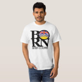 T-shirt BORN Colombie-Britannique (première impression) (Devant entier)