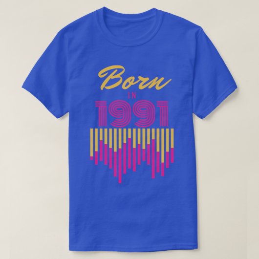 T-shirt Born en 1991 (Design devant)