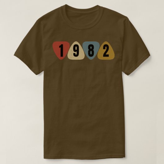 T-shirt Born In 1982 (Design devant)