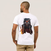 T-shirt Born in Ruin Crowned in Fire – Dark Fantasy Anime  (Dos entier)