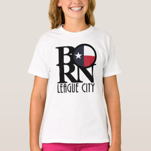 T-shirt BORN League City Texas