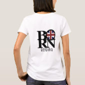 T-shirt BORN Lecture Angleterre (Dos)