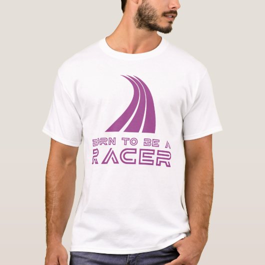 T-shirt Born To Be A Racer (Devant)