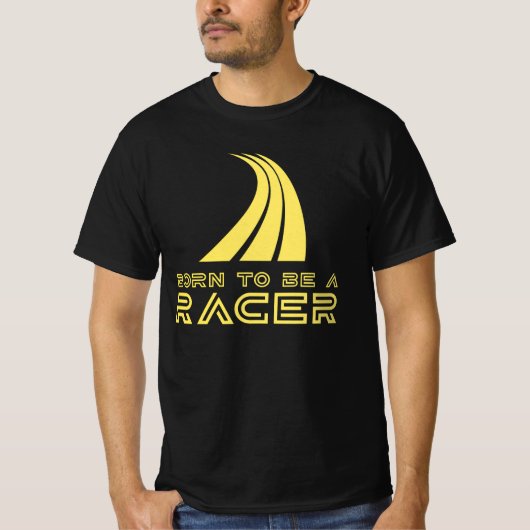 T-shirt Born To Be A Racer (Devant)