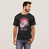 T-shirt Born to be Cute Alotl Axolotl Animal Pun Salamande (Devant entier)