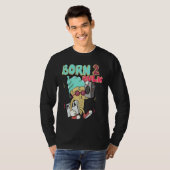 T-shirt Born To Bulk Ice Bodybuilding Gym Training (Devant entier)