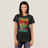 T-shirt Born To Go Fishing Forced School Funny Boys Kids M (Devant entier)