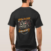 T-shirt Born to Ride (Dos)