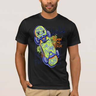 T-shirt Born to ride Camiseta