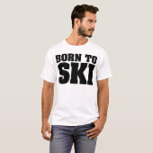 T-SHIRT BORN-TO-SKI-01 (Devant entier)