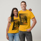 T-shirt Born to Stand Alone – Anime Boy & Wolf Spirit Aest (Unisexe)