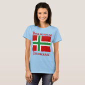 T-shirt Bornholm, Danemark (Danmark) (Devant entier)