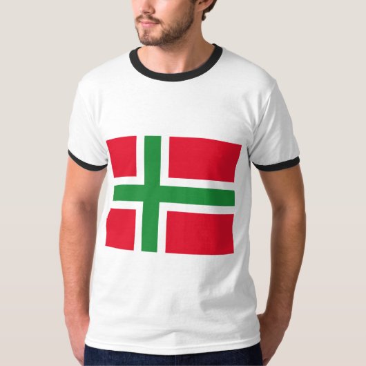 T-shirt Bornholms et, le Danemark (Devant)