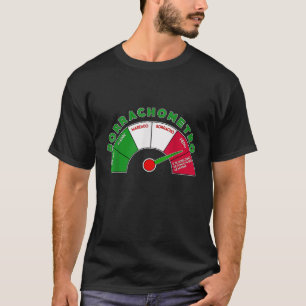 T-shirt Borrachometro drôle Mexicain Borracho Boisson lati