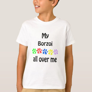 T-shirt Borzoi Walks Design