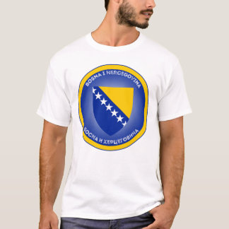 T-shirt Bosnia and Herzegovina Coat of Arms Circle Shape