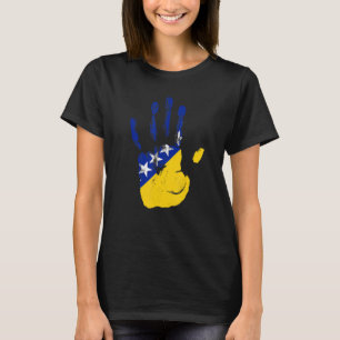 T-shirt Bosnie-Herzégovine Drapeau Hommes Femmes Enfants