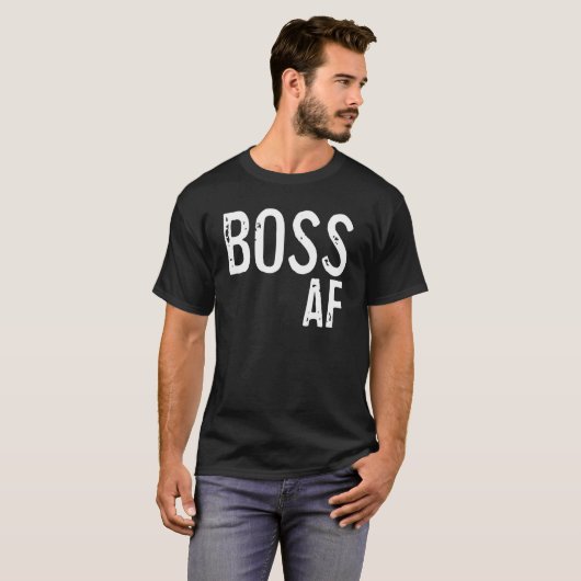 T-shirt Boss AF Tops Vêtements Décontractés pour hommes et (Devant entier)
