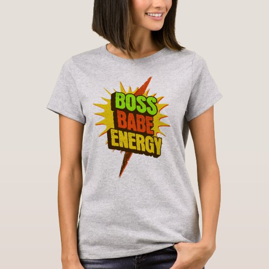 T-shirt Boss Babe Energy (Devant)
