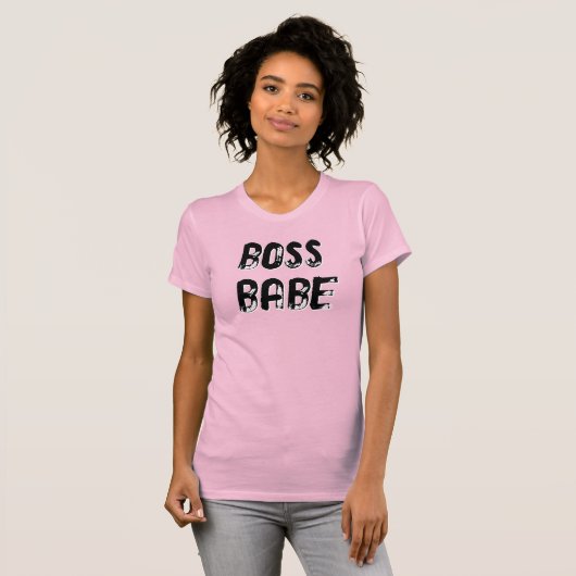 T-shirt BOSS BABE - (front only, customize to add to back) (Devant entier)