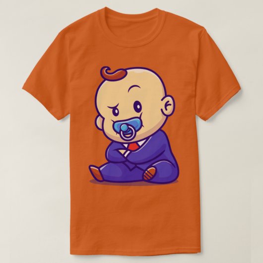 T-shirt Boss Bébé mignonne avec un dessin Pacificateur (Design devant)