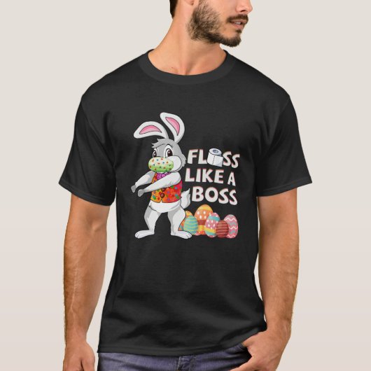 T-shirt Boss Bunny Rabbi  Easter Day (Devant)