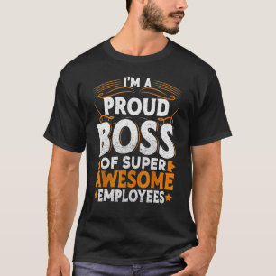 T-shirt Boss Day Employé Appréciation Office Cadeaux Mens 