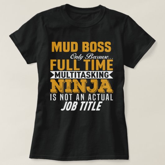 T-shirt Boss de boue (Design devant)