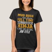 T-shirt Boss de boue (Devant)