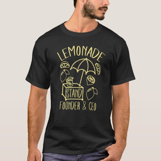T-shirt Boss de socle de citronnade (Devant)