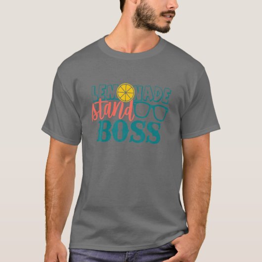 T-shirt Boss de socle de citronnade (Devant)