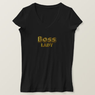 T-shirt Boss Lady Bold Gold
