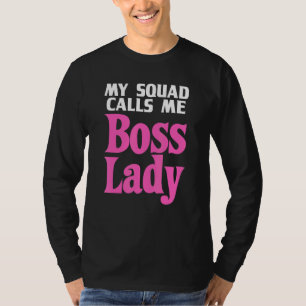 T-shirt Boss Lady For Women Girls Directrice Cool