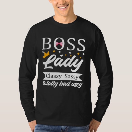 T-shirt Boss Lady Happy National Bosses Day Appreciation F (Devant)