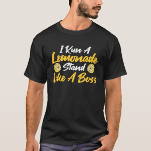T-shirt Boss Lemonade Stand Lemonade Fabriquant Sta Lemona