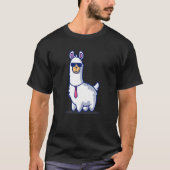 T-shirt Boss Llama Alpaca Garçon fille enfants (Devant)
