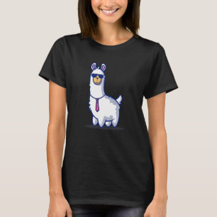 T-shirt Boss Llama Alpaca Garçon fille enfants