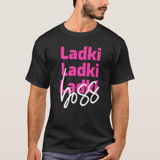 T-shirt Boss Mariage de Shaadi Ladki Desi Bollywood (Devant)