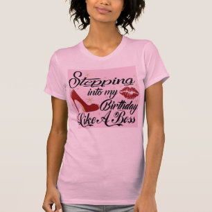 T-shirt Boss Moves : Bella+Canvas Slim Fit Anniversaire Te