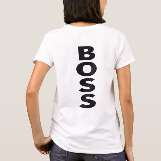 T-shirt Boss Typography Design National Boss Day (Dos)