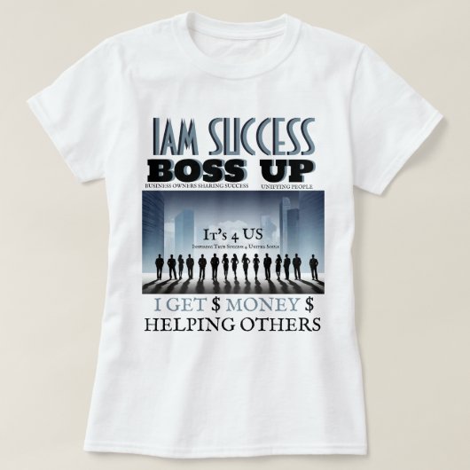 T-shirt BOSS UP (Design devant)