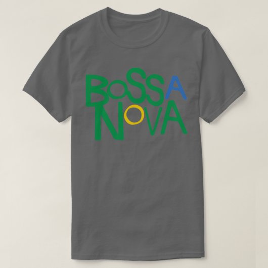 T-shirt Bossa Nova design musical Brésil (Design devant)