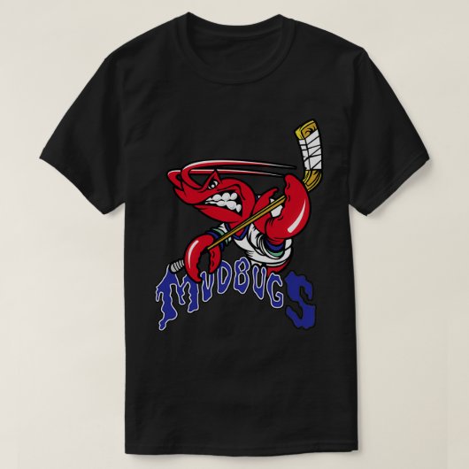 T-shirt Bossier shreveport boudbugs hockey classique (Design devant)
