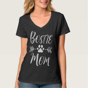 T-shirt Bostie Maman Boston Terrier Funny Bostie Mama