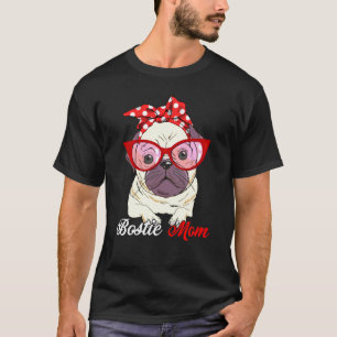 T-shirt Bostie Maman Boston Terrier Mothers Day Chiens Pou